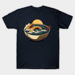 Ramen Bowl Monster T-Shirt